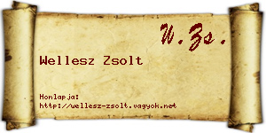 Wellesz Zsolt névjegykártya